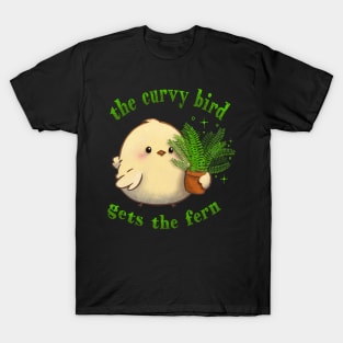 Curvy lil bird gardener T-Shirt